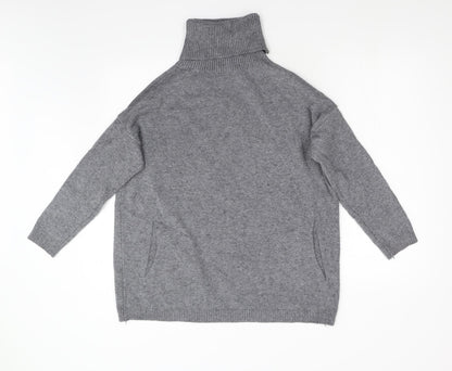 Womens UK Size M Preworn Grey Pullover Jumper