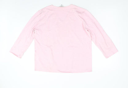 Joy Womens Pink   Pullover Jumper Size 18