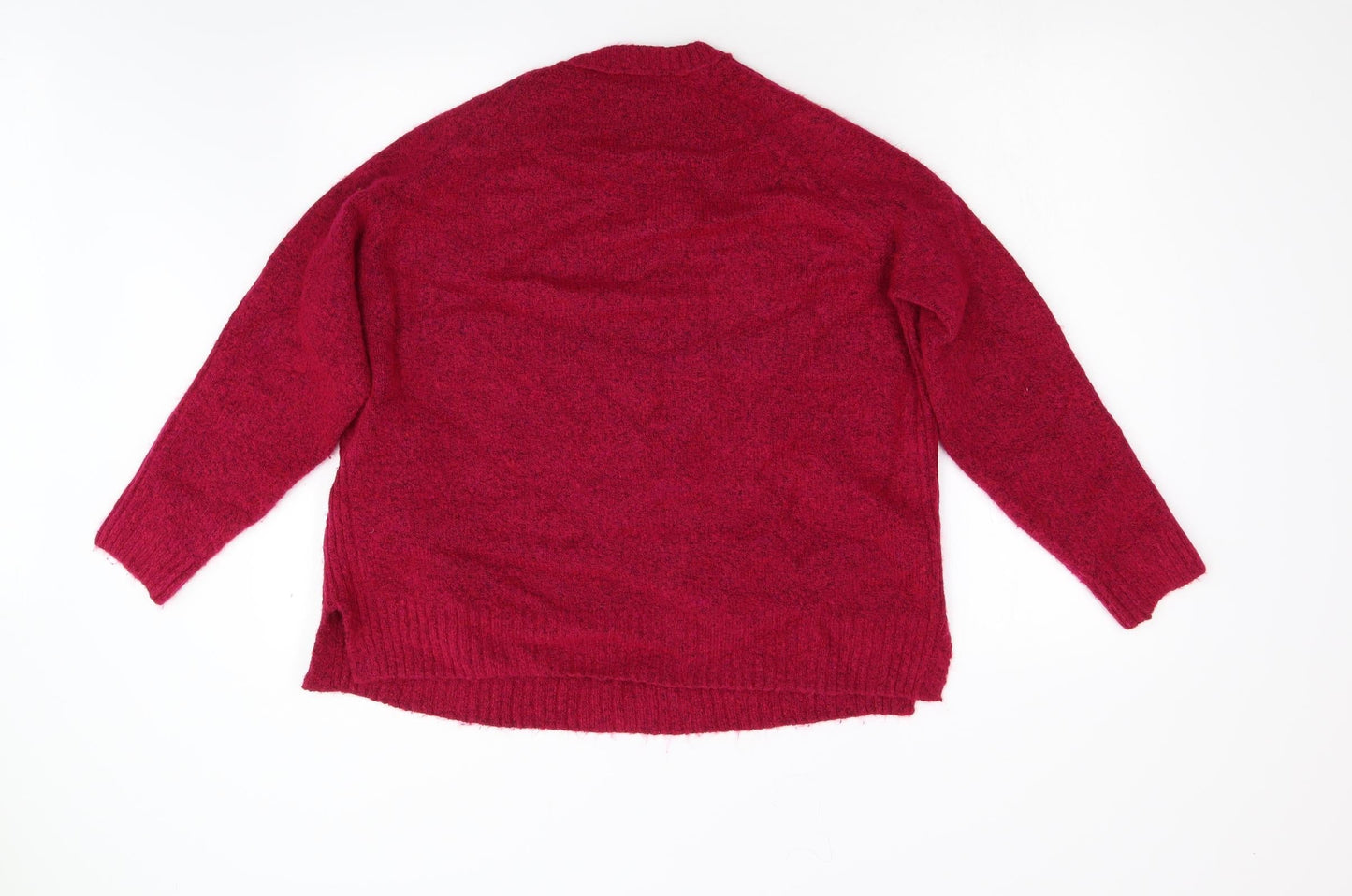 Womens UK Size L M&S Pink Pullover Jumper