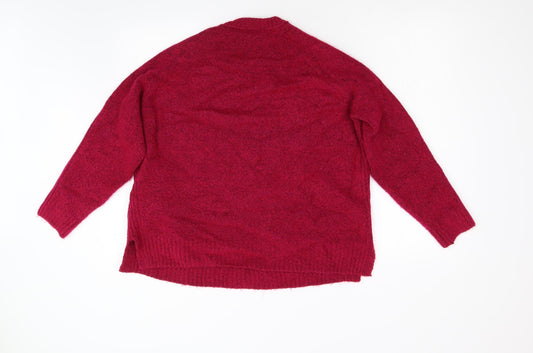Womens UK Size L M&S Pink Pullover Jumper