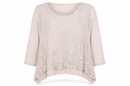 Womens UK Size L Preworn Pink Pullover Jumper