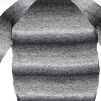 Evie Girls Grey  Knit Pullover Jumper Size 12 Years