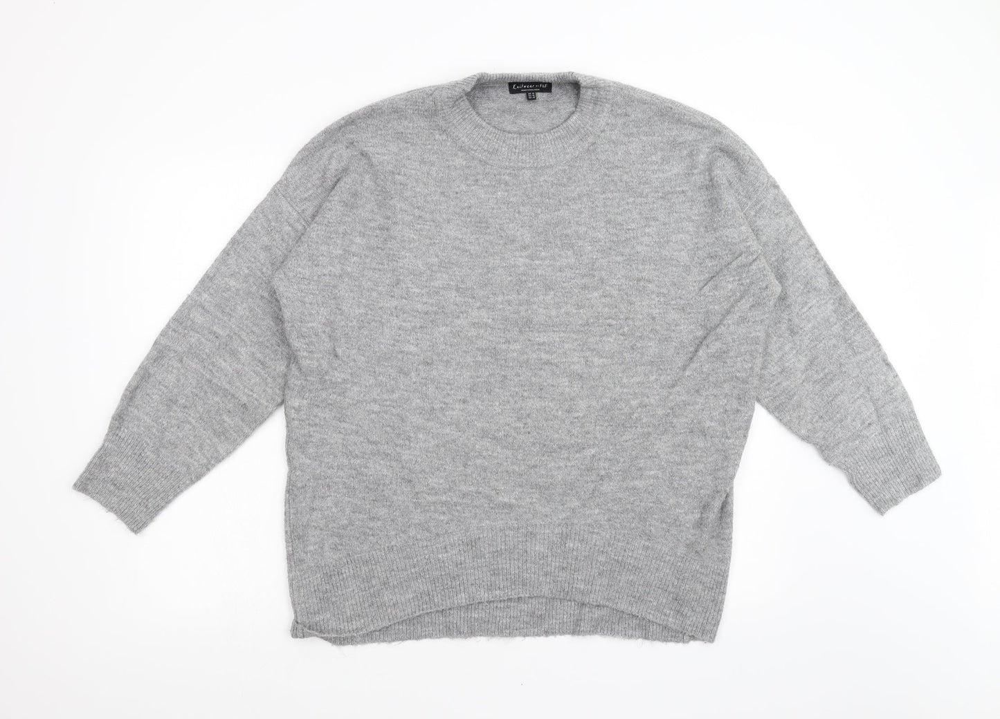 Womens UK Size 14 F&F Grey Pullover Jumper