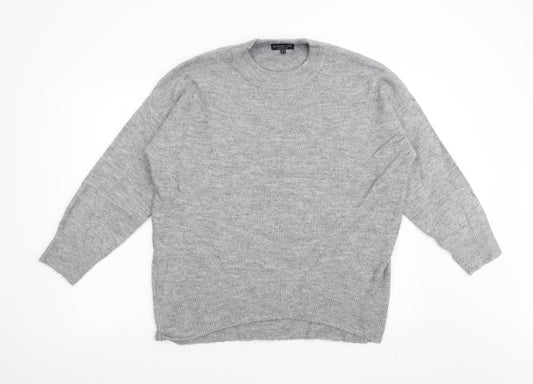 F&F Womens Grey  Knit Pullover Jumper Size 14