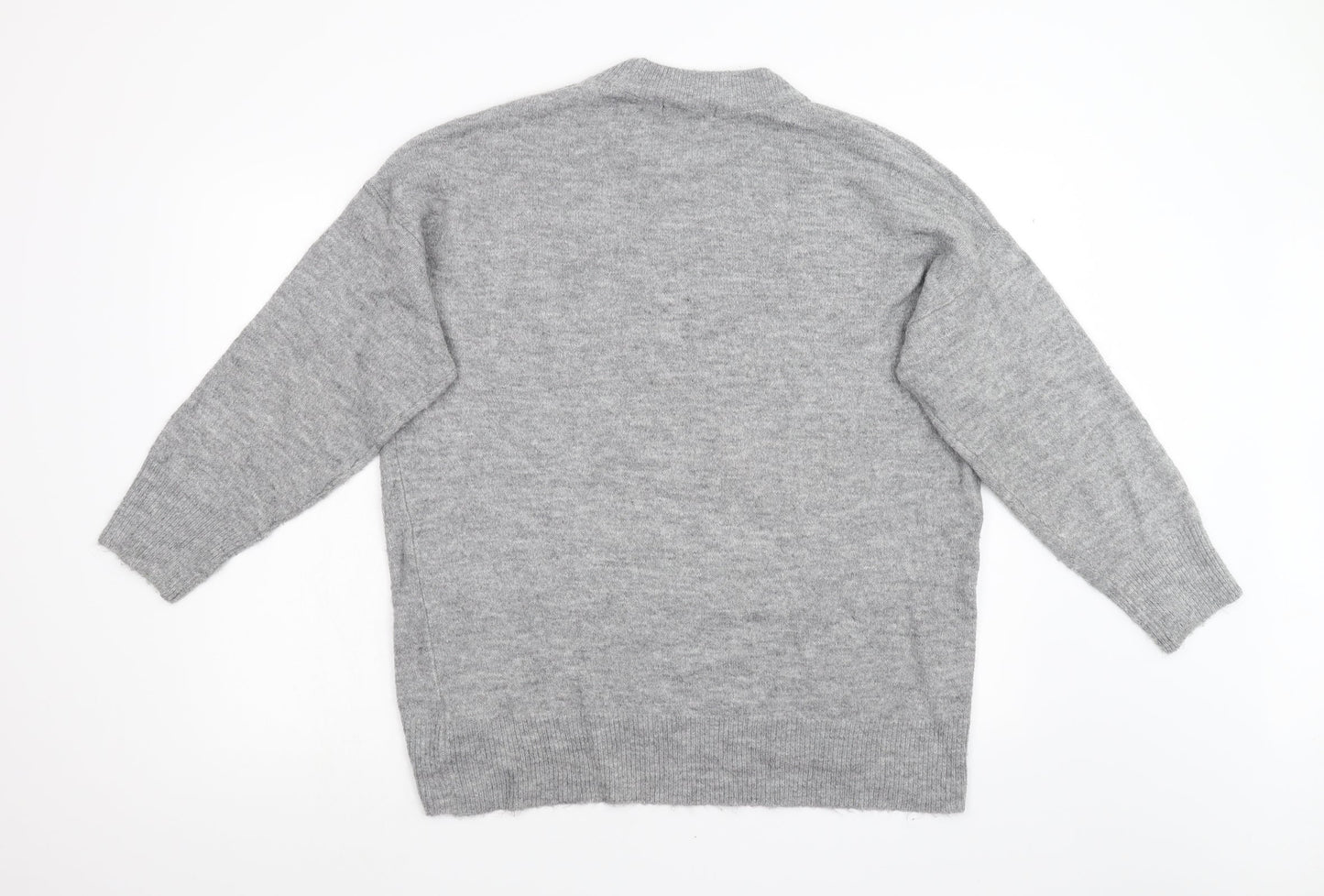 Womens UK Size 14 F&F Grey Pullover Jumper
