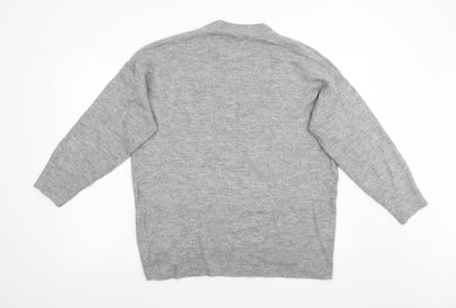 Womens UK Size 14 F&F Grey Pullover Jumper
