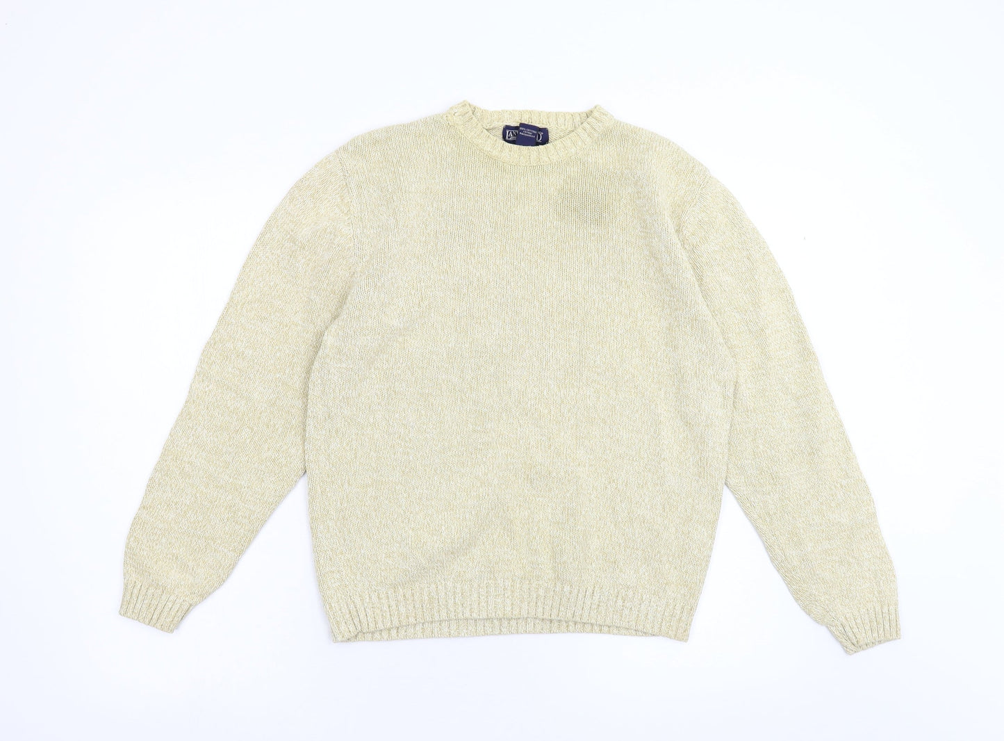 Womens UK Size S Lands End Yellow Pullover Jumper