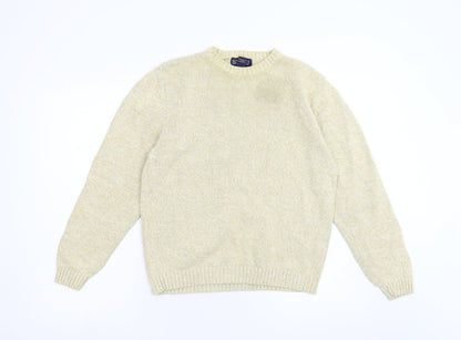 Womens UK Size S Lands End Yellow Pullover Jumper
