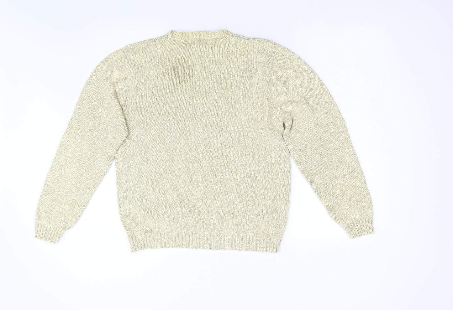 Womens UK Size S Lands End Yellow Pullover Jumper