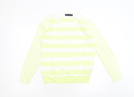 Womens UK Size 8 M&S Yellow Pullover Jumper
