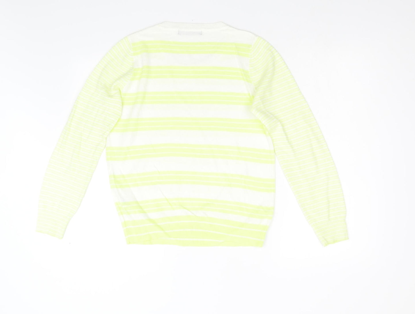 Womens UK Size 8 M&S Yellow Pullover Jumper