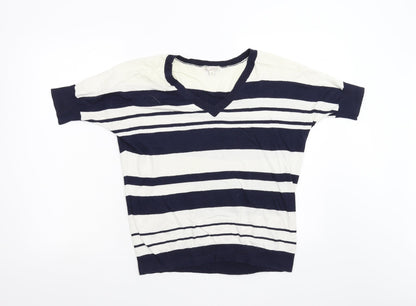 Gap Womens Multicoloured Striped Knit Pullover Jumper Size S