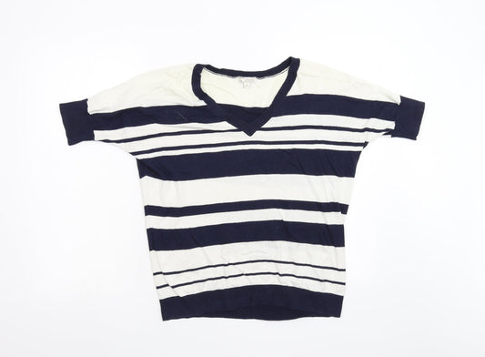 Gap Womens Multicoloured Striped Knit Pullover Jumper Size S