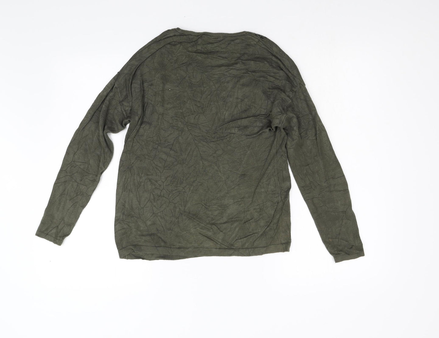 Womens UK Size 2 Gerard Darel Green Pullover Jumper