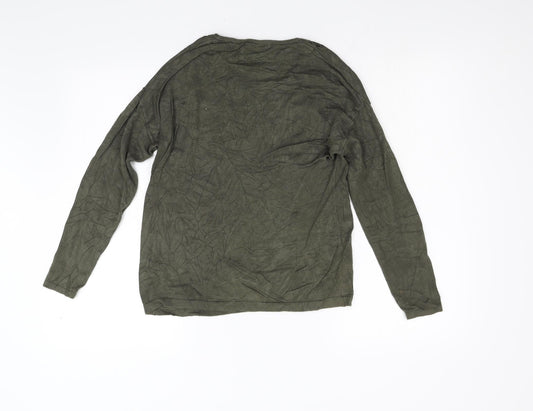 Womens UK Size 2 Gerard Darel Green Pullover Jumper