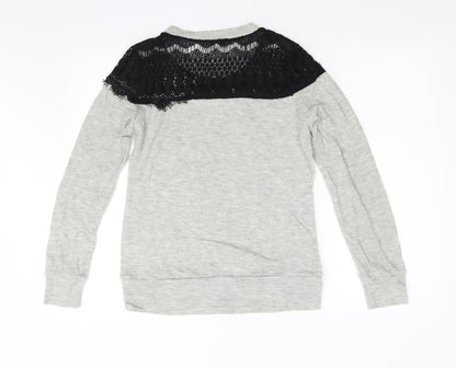 Glamous Womens Grey   Pullover Jumper Size 12