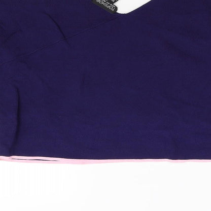 Womens UK Size 12 Topshop Blue Pullover Jumper