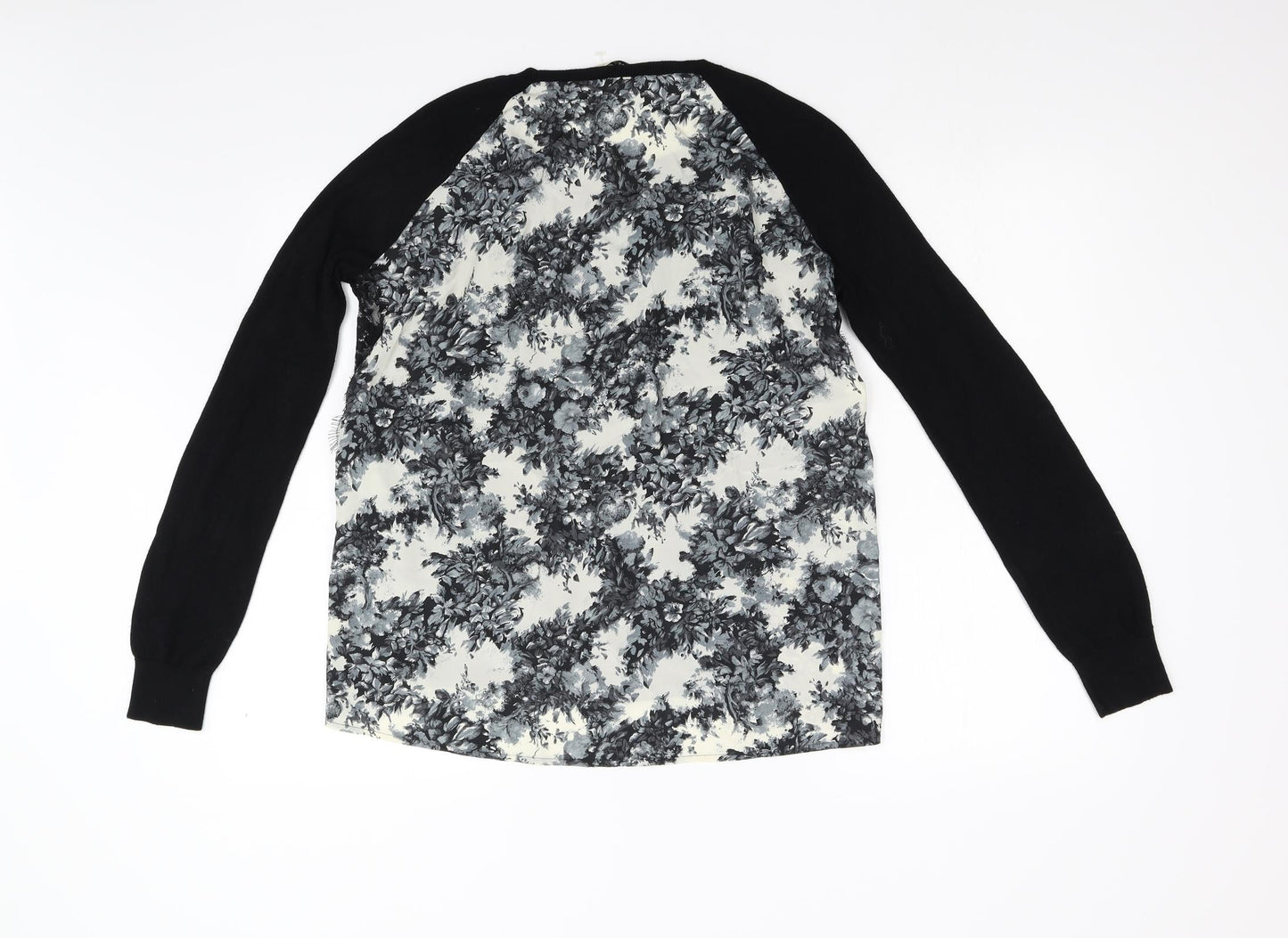Womens UK Size S Oasis Black Pullover Jumper