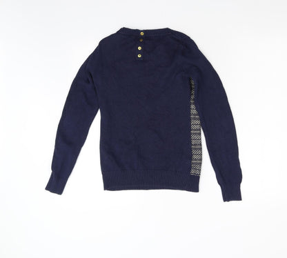 Womens UK Size 6 NEXT Blue Pullover Jumper