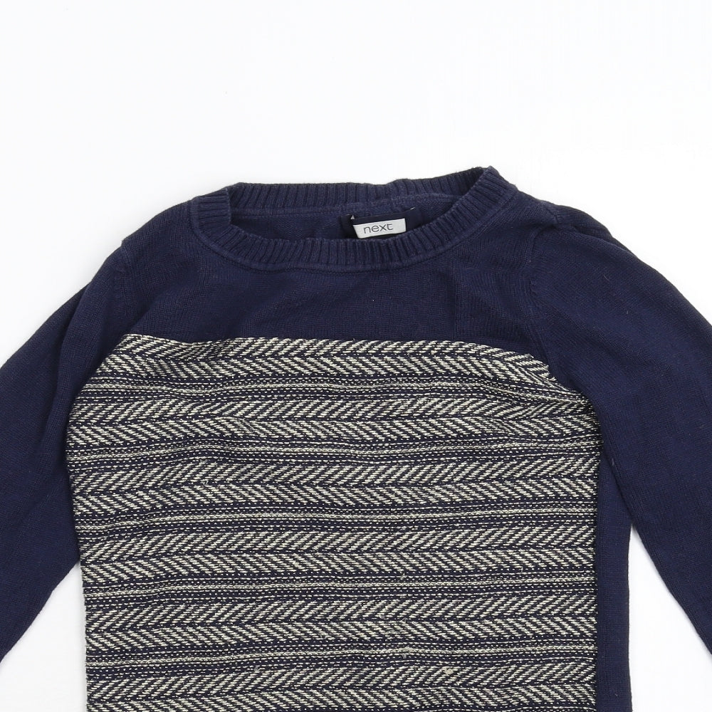 Womens UK Size 6 NEXT Blue Pullover Jumper