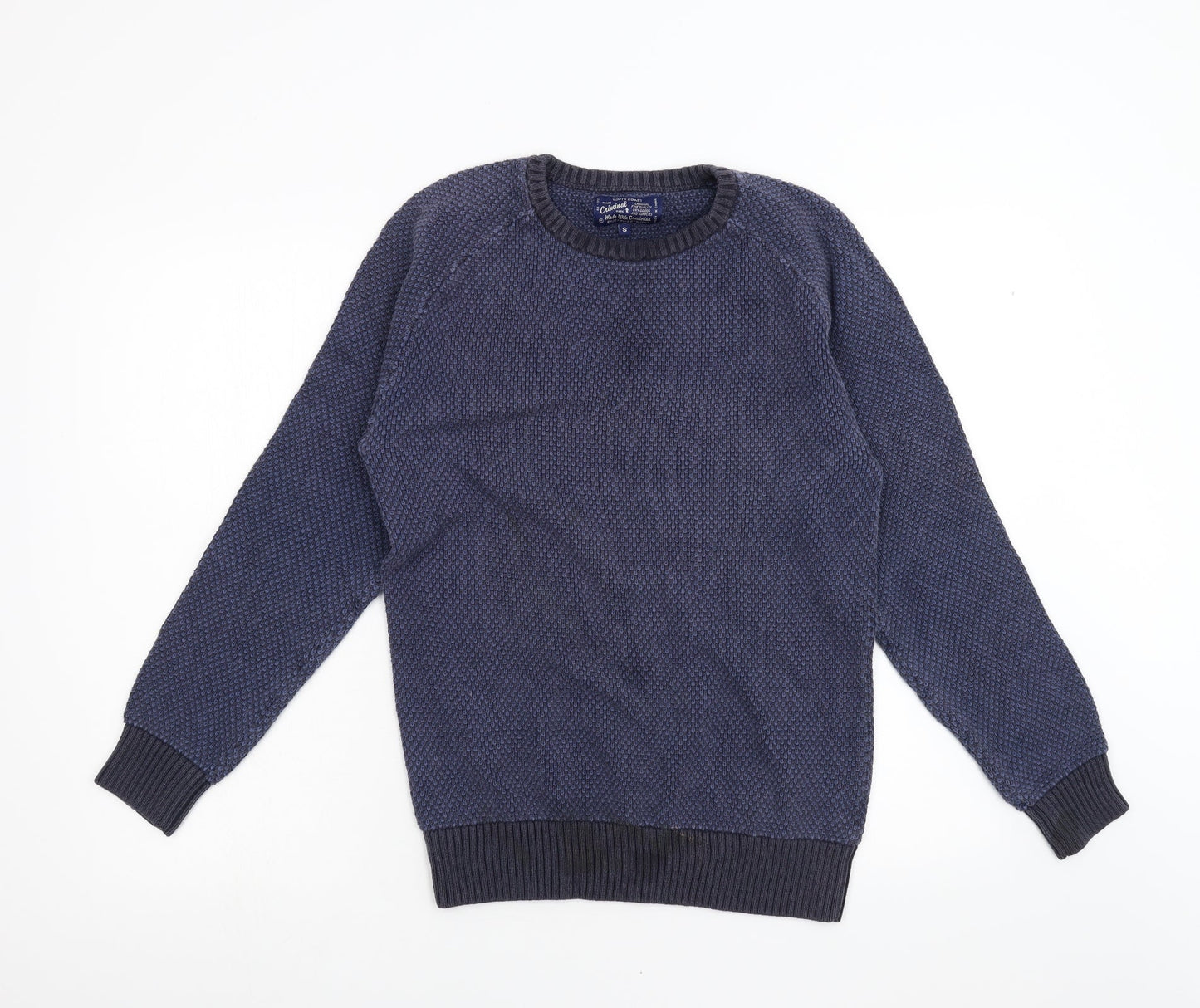 South Coast Mens Blue  Knit Pullover Jumper Size S