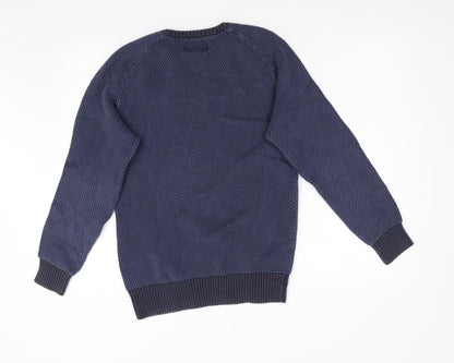 South Coast Mens Blue  Knit Pullover Jumper Size S