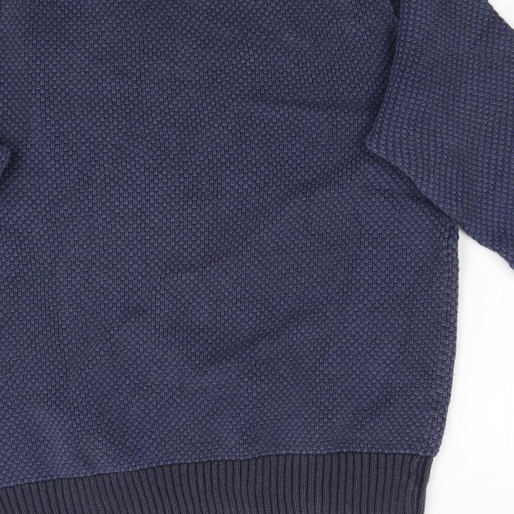 South Coast Mens Blue  Knit Pullover Jumper Size S