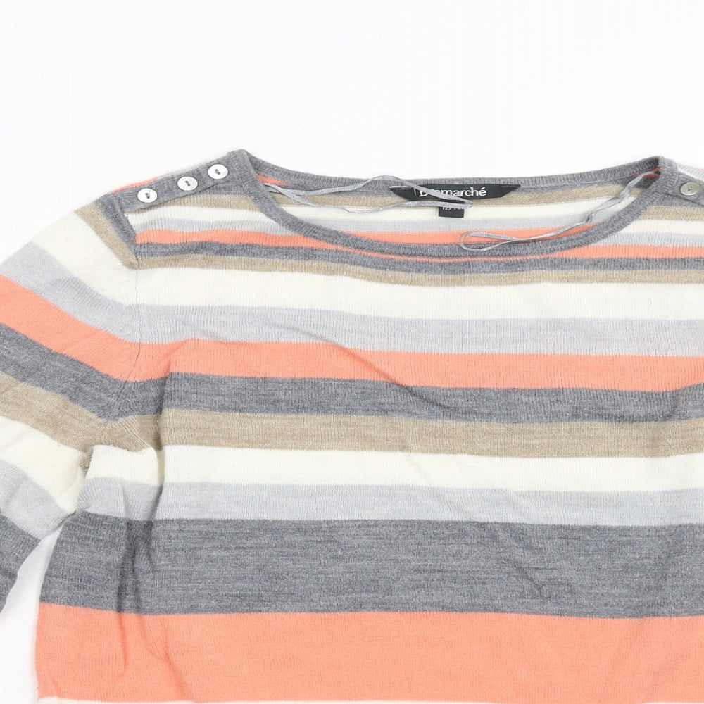 Womens UK Size 12 Bonmarché Multicoloured Pullover Jumper