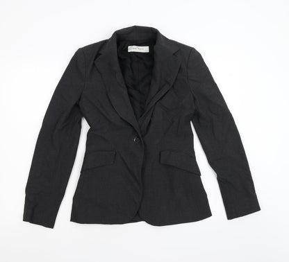 Womens UK Size 8 Zara Regular Grey Blazer