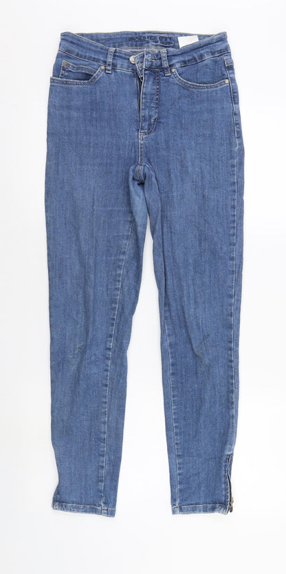 C.RO Womens Blue  Denim Straight Jeans Size 8 L26 in