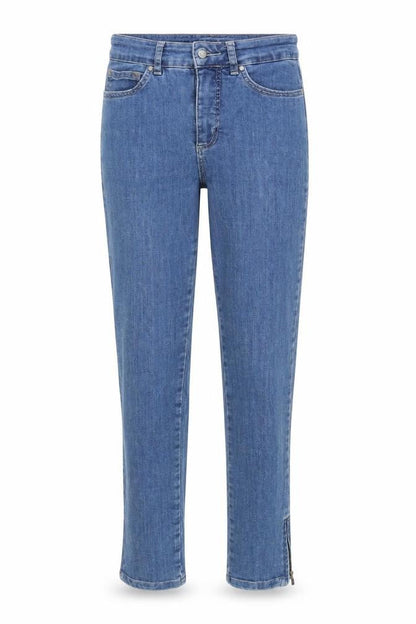 C.RO Womens Blue  Denim Straight Jeans Size 8 L26 in