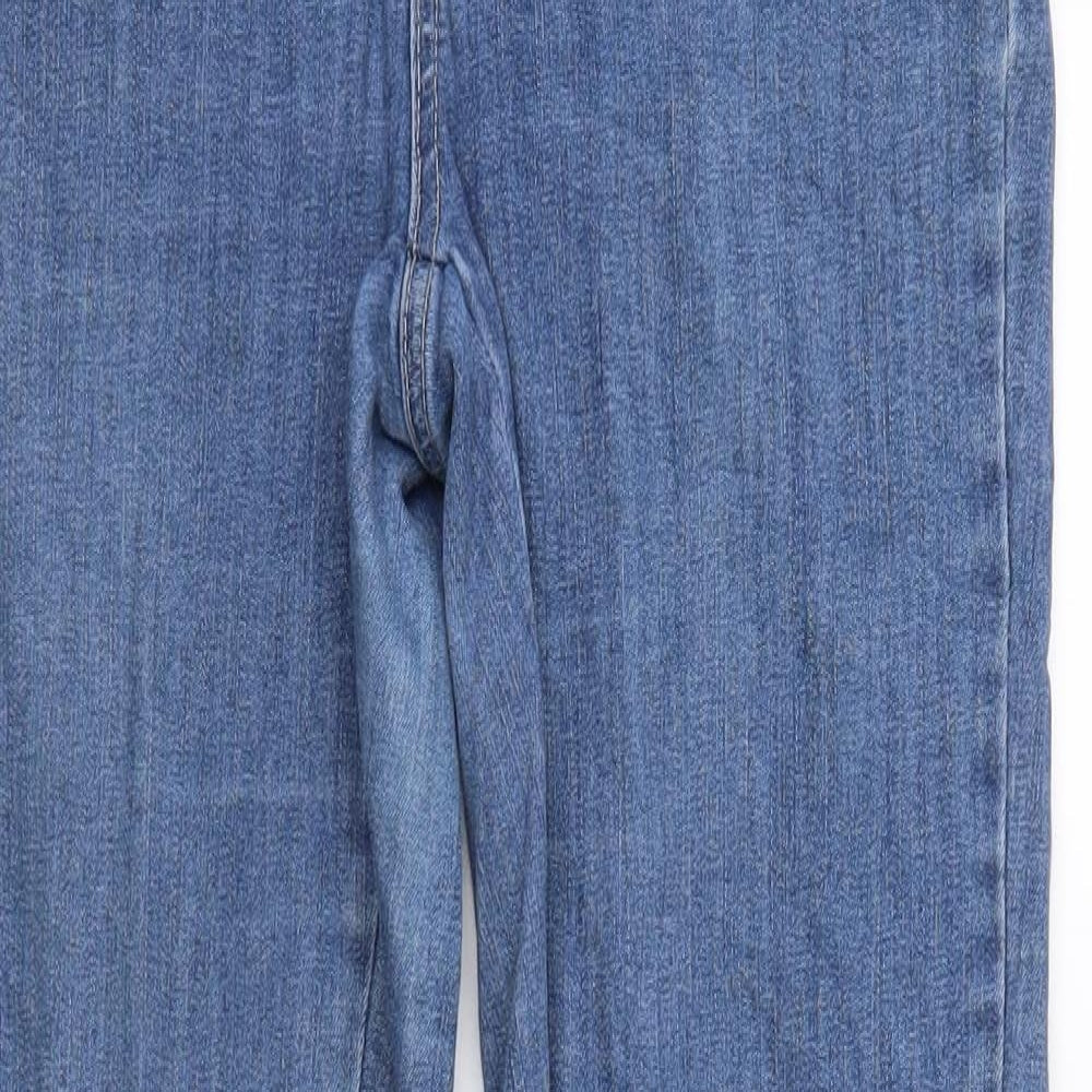 C.RO Womens Blue  Denim Straight Jeans Size 8 L26 in