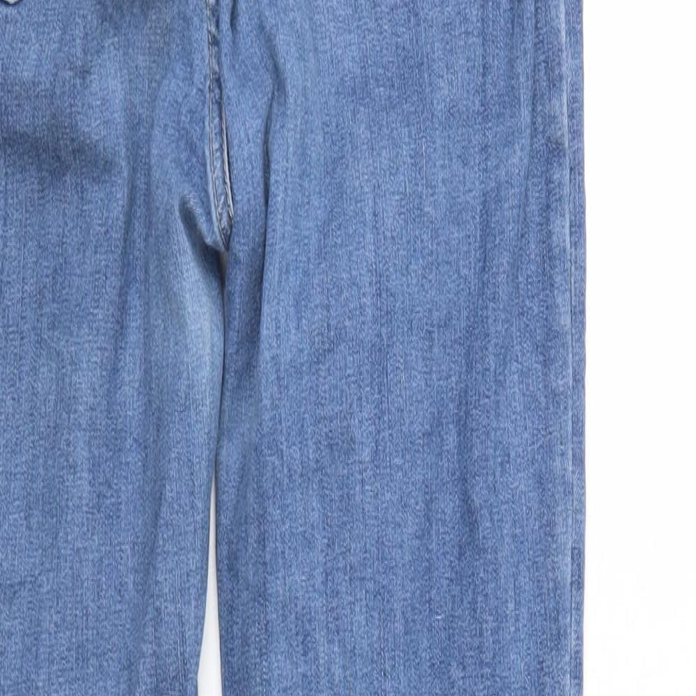 C.RO Womens Blue  Denim Straight Jeans Size 8 L26 in