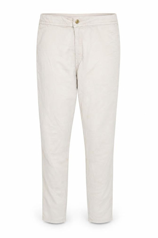 Womens UK Size 14 Bershka Regular Fit Skinny Ivory Jeans
