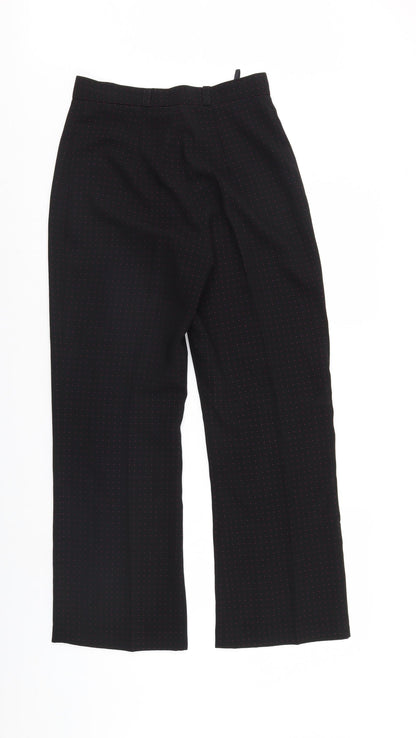 Kerio Womens Black Polka Dot  Trousers  Size 12 L29 in