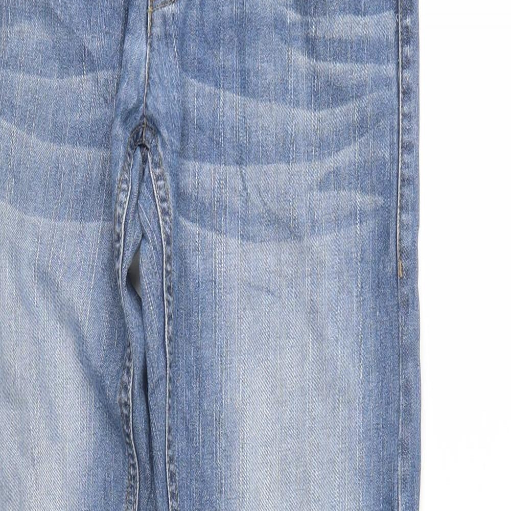 Mens UK Size L Tom Taylor Regular Fit Straight Blue Jeans