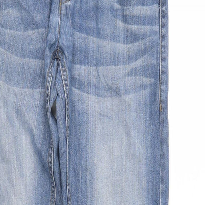 Mens UK Size L Tom Taylor Regular Fit Straight Blue Jeans