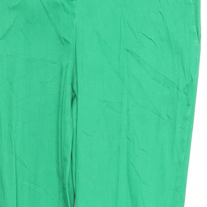 Womens UK Size 10 Atmosphere Regular Fit Sweatpants Green Trousers