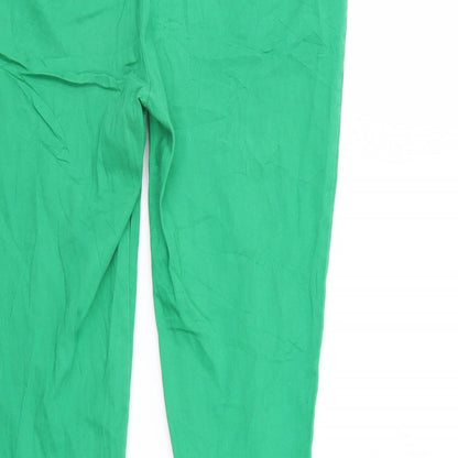 Womens UK Size 10 Atmosphere Regular Fit Sweatpants Green Trousers