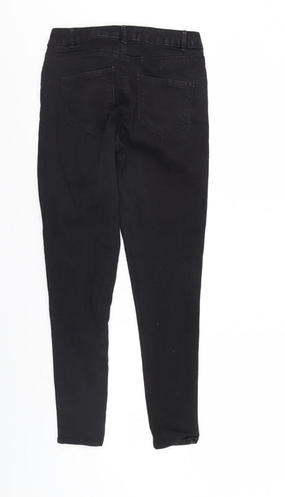 Ellis Womens Black  Denim Tapered Jeans Size 8 L27 in