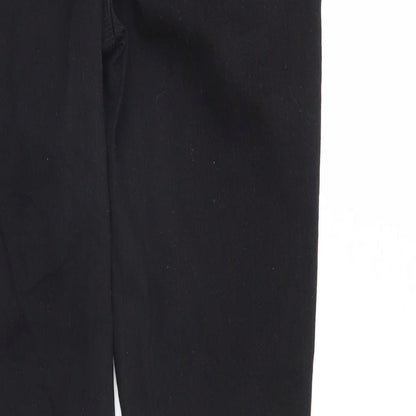 Ellis Womens Black  Denim Tapered Jeans Size 8 L27 in