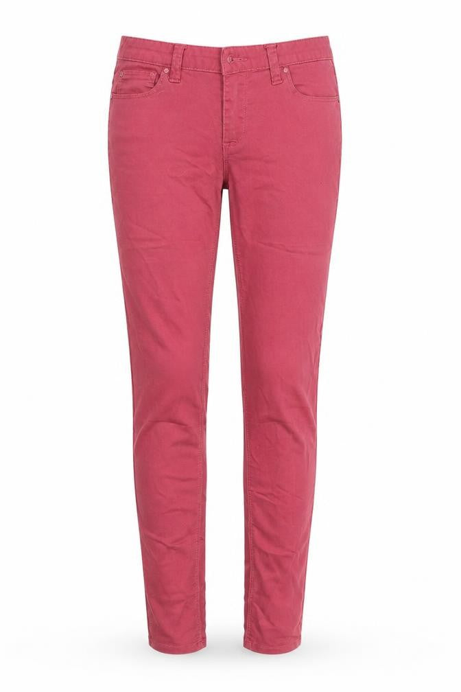 Womens UK Size 8 Denim & Co. Regular Fit Skinny Red Jeans