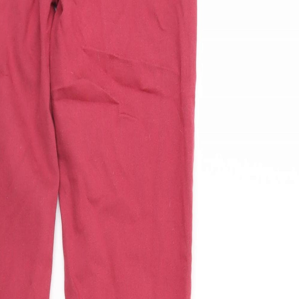 Denim & Co. Womens Red  Denim Skinny Jeans Size 8 L31 in