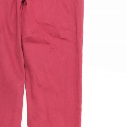 Denim & Co. Womens Red  Denim Skinny Jeans Size 8 L31 in