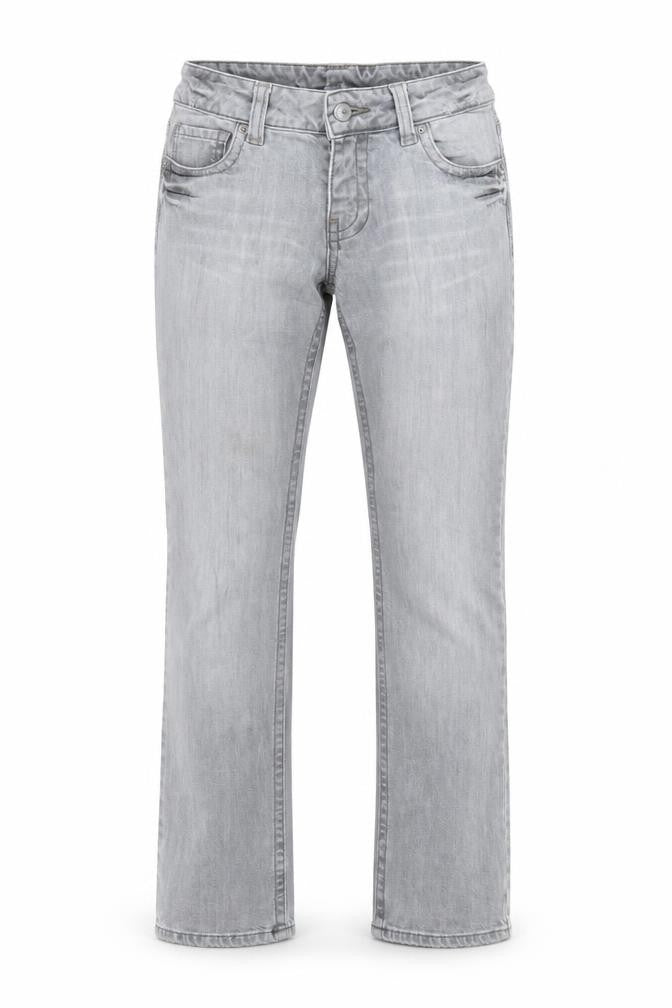 Moto Womens Grey  Denim Straight Jeans Size 25 in L32 in