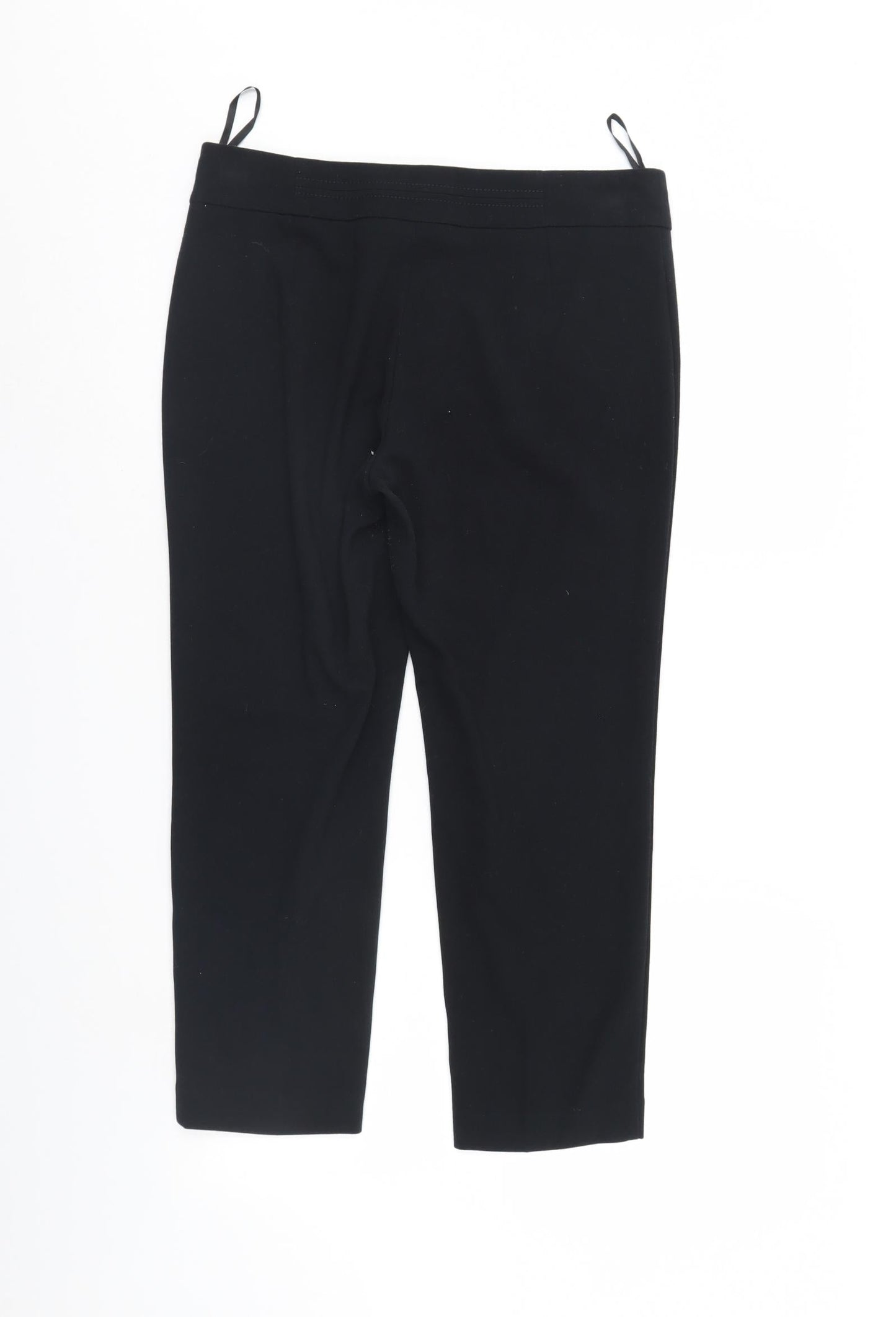 Womens UK Size 10 M&S Regular Fit  Black Trousers