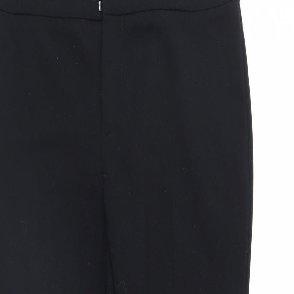 Womens UK Size 10 M&S Regular Fit  Black Trousers