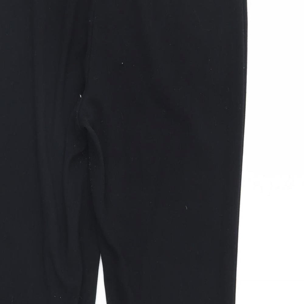 Womens UK Size 10 M&S Regular Fit  Black Trousers