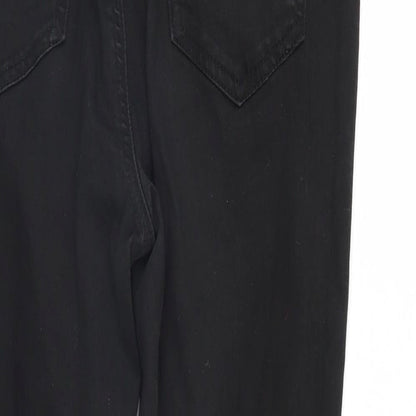New Look Womens Black  Denim Skinny Jeans Size 12 L24 in