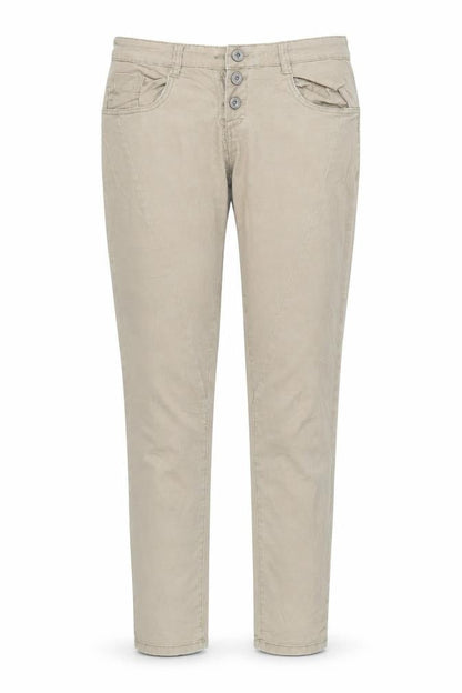 Gina Womens Beige  Denim Straight Jeans Size 8 L29 in